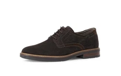 Pius Gabor Schnürschuh Dunkelbraun/Braun/Dunkelgrün