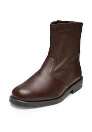 Herrenschuhe Stiefelette Hirschleder Stiefelette