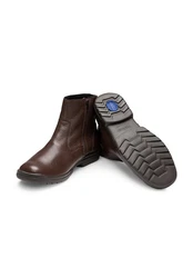Vitaform Herrenschuhe Stiefelette Dunkelbraun/Braun