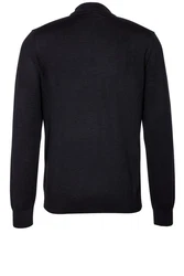JOOP! Strickpullover Davide Schwarz/Dunkelblau/Blau