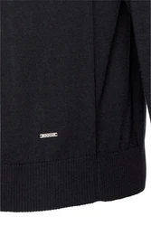 JOOP! Strickpullover Davide Schwarz/Dunkelblau/Blau