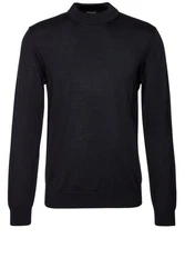 JOOP! Strickpullover Davide Schwarz/Dunkelblau/Blau