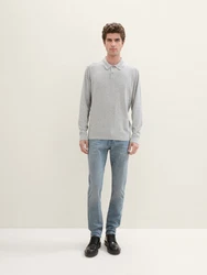 TOM TAILOR Slim-fit-Jeans TTJOSH Regular Slim Jeans Hellblau/Blau/Grau