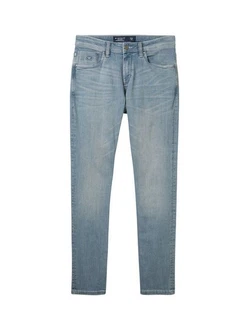 TOM TAILOR Slim-fit-Jeans TTJOSH Regular Slim Jeans Hellblau/Blau/Grau