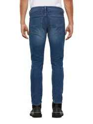 Diesel Tapered fit Jeans Style D-Bazer 009DB Herren Jeans Hose Blau/Hellblau