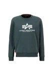 ALPHA INDUSTRIES Sweatshirt dunkelgrn/wei