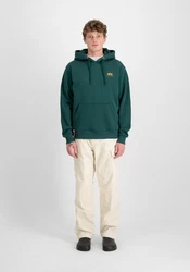 Alpha Industries Hoodie Basic Hoodie Small Logo Grün/Dunkelgrün/Türkis