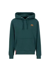 Alpha Industries Hoodie Basic Hoodie Small Logo Grün/Dunkelgrün/Türkis
