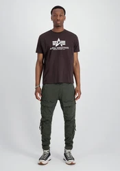 Alpha Industries Herren Basic T-Shirt Grau/Lila/Dunkelgrau/Fliederfarben/Dunkelbraun/Schwarz/Rosa