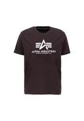 Alpha Industries Herren Basic T-Shirt Grau/Lila/Dunkelgrau/Fliederfarben/Dunkelbraun/Schwarz/Rosa
