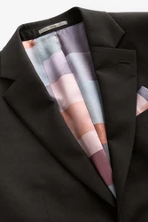 Next Baukastensakko Motion Flex Stretch Slim Fit Anzugsakko Dunkelgrau/Schwarz/Dunkelbraun/Braun