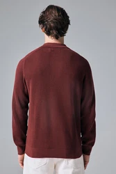 Next Polokragenpullover Regular Fit Rippstrick-Polohemd Dunkelrot/Braun/Rot/Bordeaux