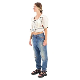 G-STAR Mom-Jeans E Janeh Ultra High Mnztasche versteckt am Hosenbund