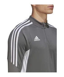 adidas Performance Sweatshirt Condivo 22 HalfZip Hellgrau/Grau/Dunkelgrau