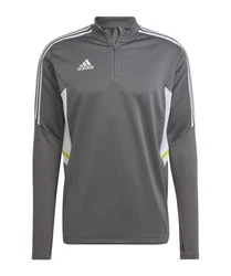 adidas Performance Sweatshirt Condivo 22 HalfZip Hellgrau/Grau/Dunkelgrau