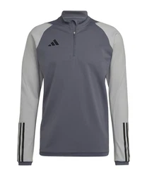 adidas Performance Sweatshirt Tiro 23 Competition Hellgrau/Grau/Dunkelblau/Dunkelgrau