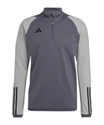 adidas Performance Sweatshirt Tiro 23 Competition Hellgrau/Grau/Dunkelblau/Dunkelgrau