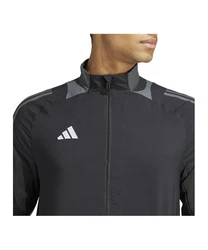 adidas Performance Sweatjacke Tiro 24 Competition Präsentationsjacke Dunkelgrau/Hellgrau/Grau/Dunkelblau