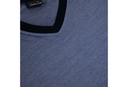 Ammann Shorty GOTS Schlafanzug (2 tlg) Blau/Dunkelblau/Grau/Hellblau