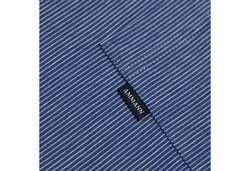Ammann Shorty GOTS Schlafanzug (2 tlg) Blau/Dunkelblau/Grau/Hellblau