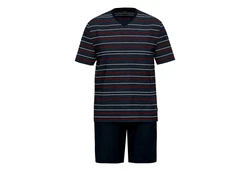 Ammann Shorty Schlafanzug  Dunkelblau/Mischfarben/Blau/Rot