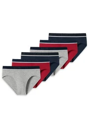 Slip 6er Pack 95/5 Organic Cotton (Spar-Set) Rio Slip / Unterhose - Baumwolle - Ohne Eingriff -