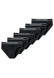 Slip 6er Pack 95/5 Organic Cotton (Spar-Set) Rio Slip / Unterhose - Baumwolle - Ohne Eingriff -