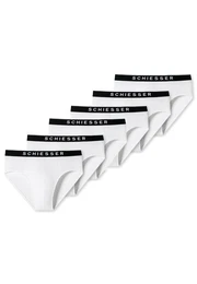 Slip 6er Pack 95/5 Organic Cotton (Spar-Set) Rio Slip / Unterhose - Baumwolle - Ohne Eingriff -