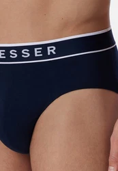 Schiesser Slip 95/5 Organic Cotton Rio Slip (Spar-Set) Dunkelblau/Blau