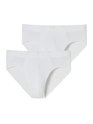 Schiesser Slip Premium Cotton Weiß/Creme