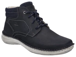 Josef Seibel Schnürboots New Anvers 09 Dunkelblau/Schwarz/Hellblau/Blau/Braun
