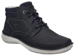 Josef Seibel Schnürboots New Anvers 09 Dunkelblau/Schwarz/Hellblau/Blau/Braun