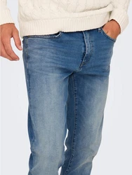 Only & Sons Jeans Weft (1-tlg) Blau/Hellblau/Grün
