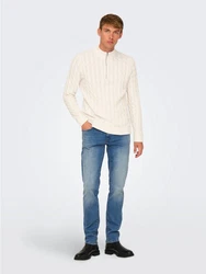 Only & Sons Jeans Weft (1-tlg) Blau/Hellblau/Grün