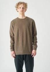 Cleptomanicx Sweatshirt Noitch Khaki/Beige/Braun/Dunkelgrün