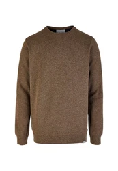 Cleptomanicx Sweatshirt Noitch Khaki/Beige/Braun/Dunkelgrün