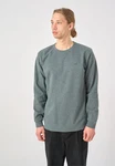 Cleptomanicx Sweatshirt Ligull Hellblau/Hellgrün/Dunkelgrün/Grün/Grau/Hellgrau