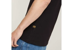 G-STAR T-Shirt Slim Base Schwarz/Beige/Grün