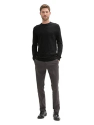 TOM TAILOR Hose Travis Dunkelgrau/Khaki/Grau/Schwarz