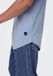 Only & Sons T-Shirt ONSMatt rauchblau