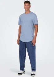 Only & Sons T-Shirt ONSMatt rauchblau