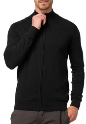 Indicode Strickjacke INChancellor Schwarz/Dunkelgrau/Dunkelblau/Grau