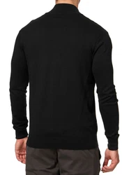 Indicode Strickjacke INChancellor Schwarz/Dunkelgrau/Dunkelblau/Grau
