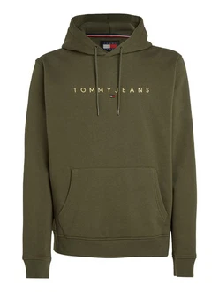 Tommy Jeans Sweatshirt TJM REG LINEAR GOLD HOOD EXT