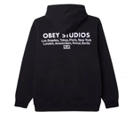 OBEY Hoodie Obey Studios Hood schwarz
