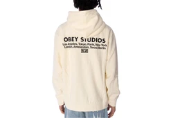 OBEY Hoodie Obey Studios Hood ungebleicht