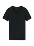 Schiesser T-Shirt Premium Modal Kurzarm Schwarz/Dunkelblau/Dunkelgrau