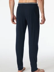 Schiesser Pyjamahose Mix Relax Schlafanzug Hose nachtblau
