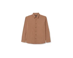Marc O'Polo Langarmshirt regular fit Braun/Orange