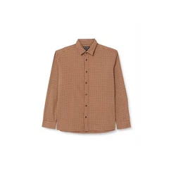 Marc O'Polo Langarmshirt regular fit Braun/Orange